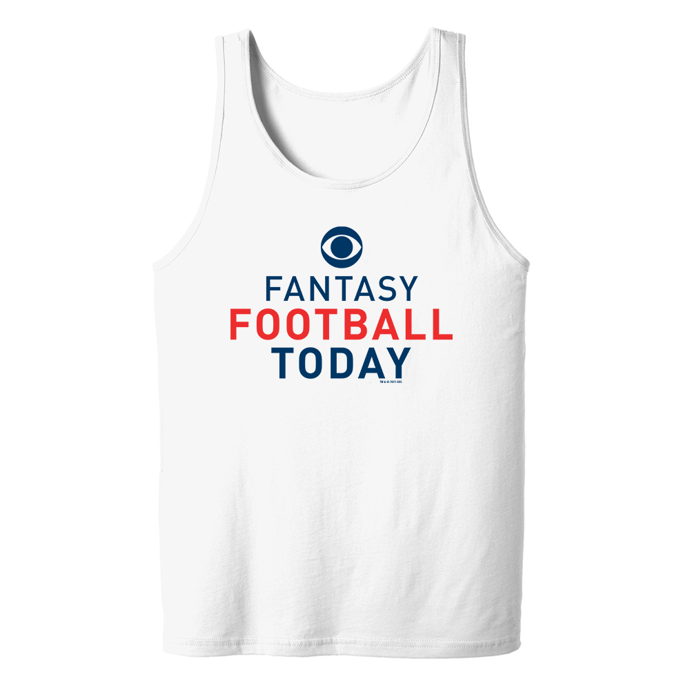 Fantasy Football Today Podcast Logo Adult Tank Top