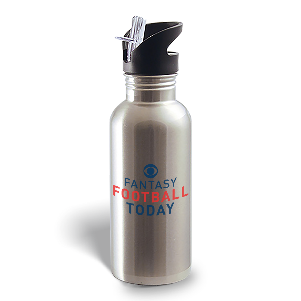 Fantasy Football Today Fantasy Football Today Podcast Logo 20 oz Water Bottle