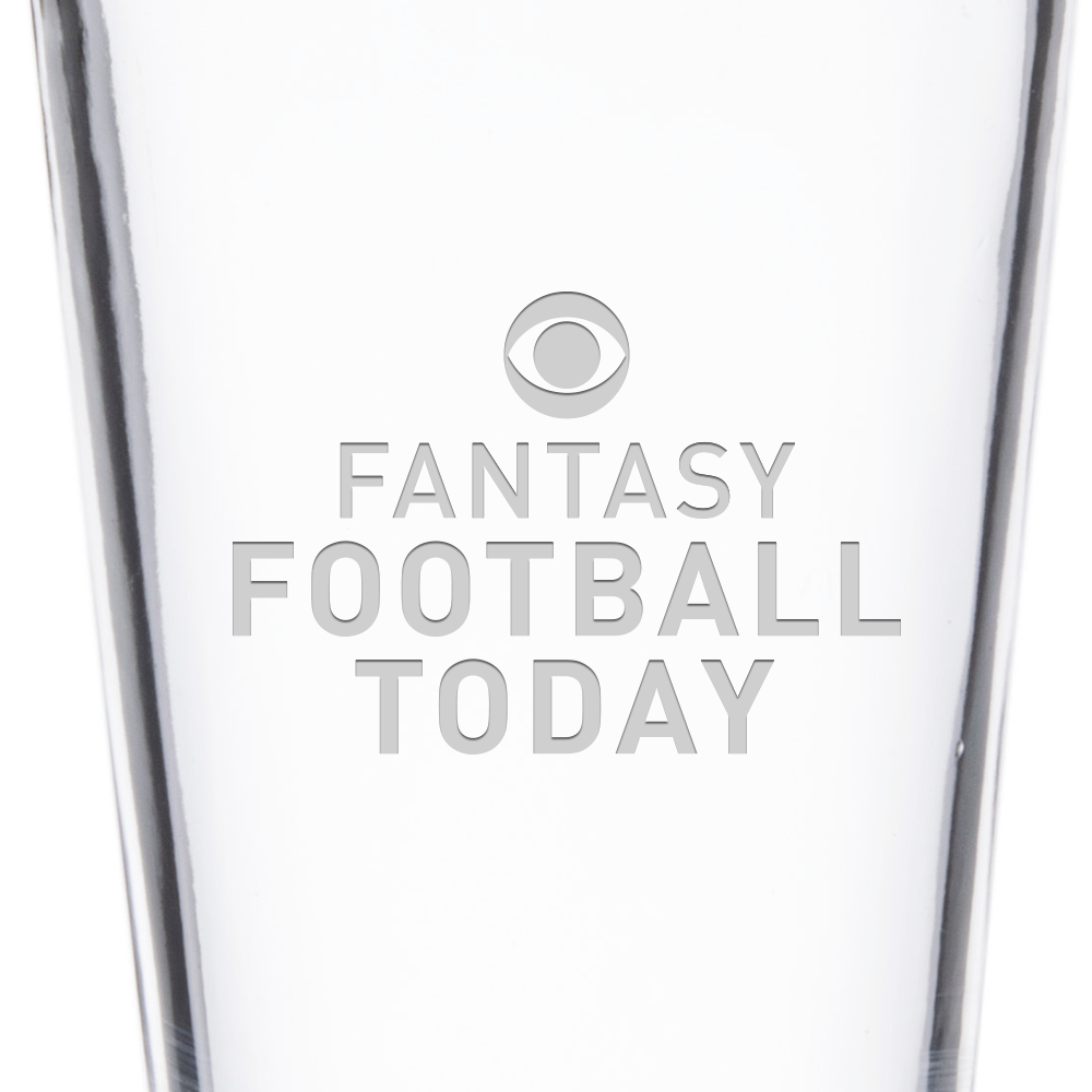 Fantasy Football Today Fantasy Football Today Podcast Logo Laser Engraved Pint Glass