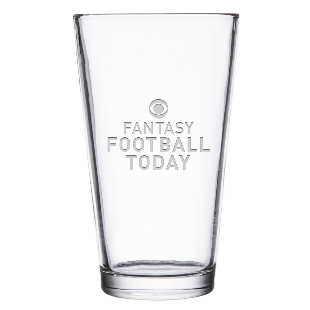Fantasy Football Today Fantasy Football Today Podcast Logo Laser Engraved Pint Glass
