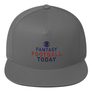 Fantasy Football Today Fantasy Football Today Podcast Logo Embroidered Flat Bill Hat