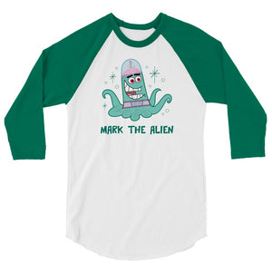 The Fairly OddParents Mark The Alien 3/4 Sleeve Raglan Shirt