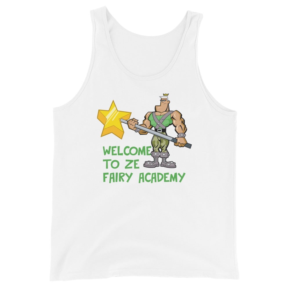 The Fairly OddParents Welcome To Ze Fairy Academy Unisex Tank Top