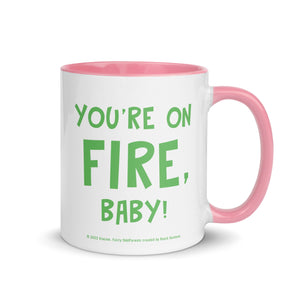 The Fairly OddParents You're On Fire, Baby! Two-Tone Mug