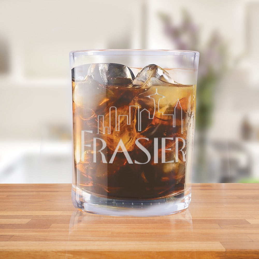 Frasier Logo Rocks Glass