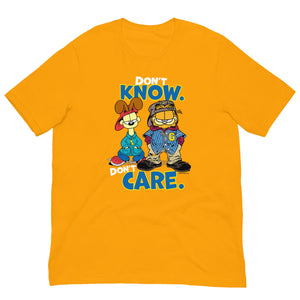 Garfield T-shirt "Don't Know Don't Care