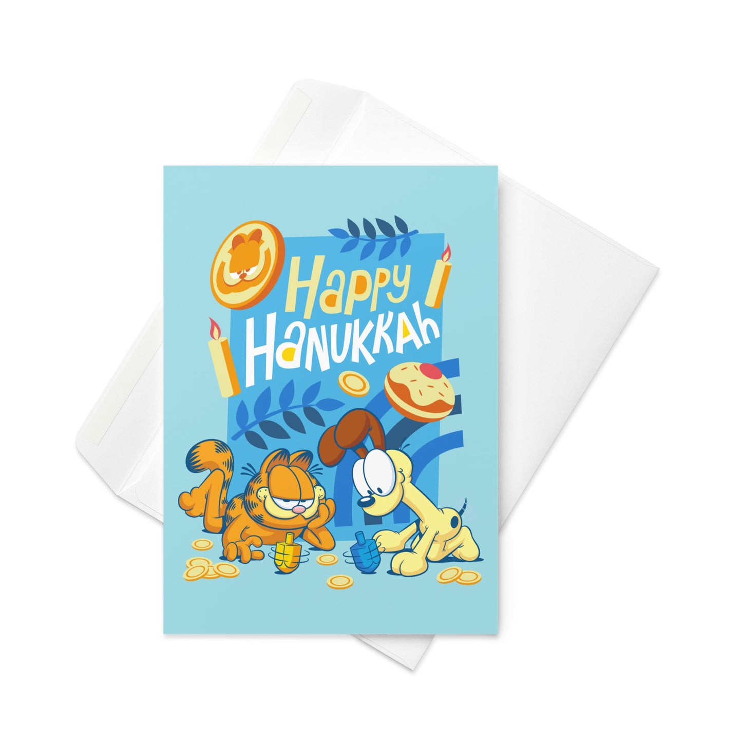 Garfield Chanukka-Grußkarte