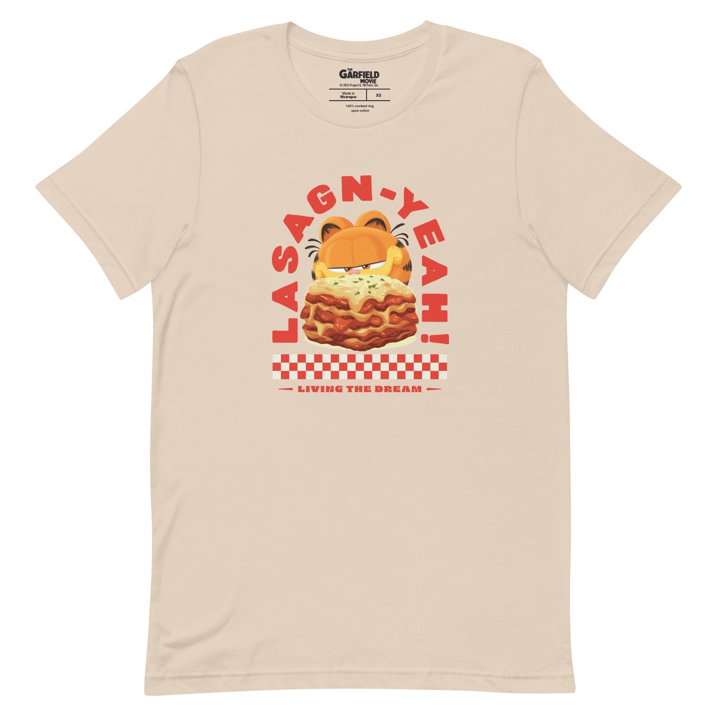 Garfield LASAGN-YEAH Adultos Camiseta