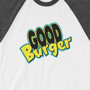 Good Burger Chemise raglan à manches 3/4 pour adultes avec logo
