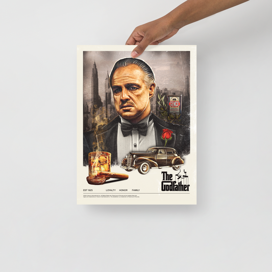 The Godfather Don Corleone Premium Matte Paper Poster