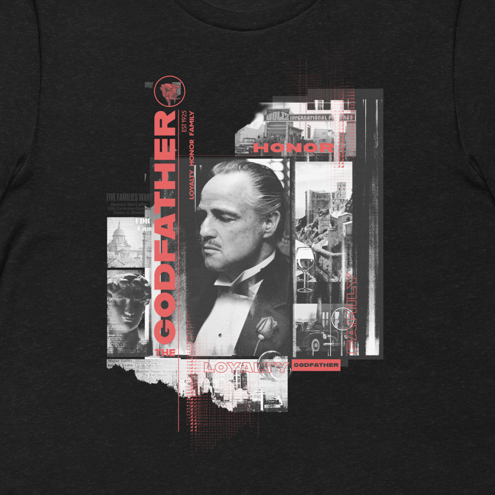 The Godfather "Honor Loyalty Family" Adult Short Sleeve T-Shirt – Shop