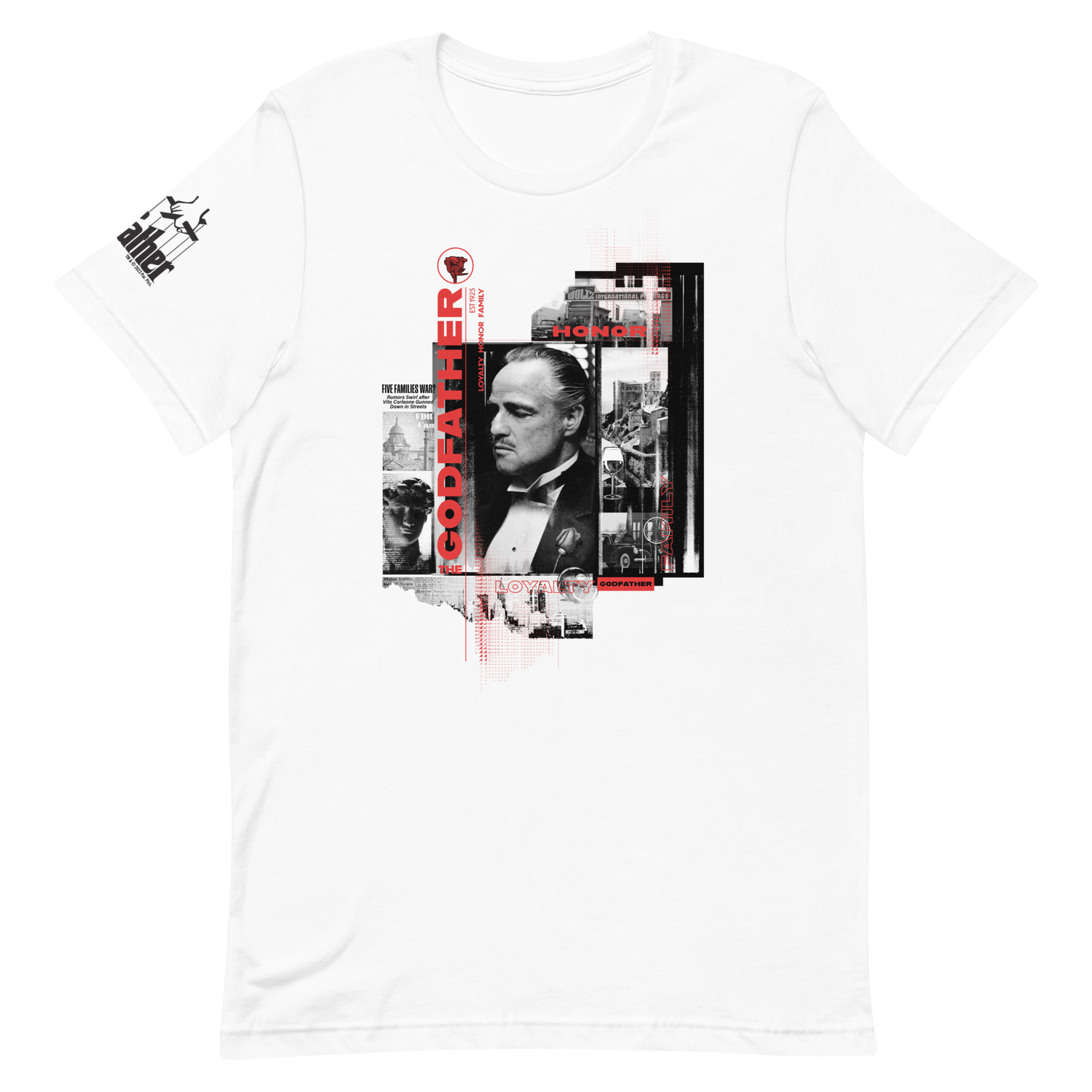 The Godfather "Honor Loyalty Family" Adult Short Sleeve T-Shirt