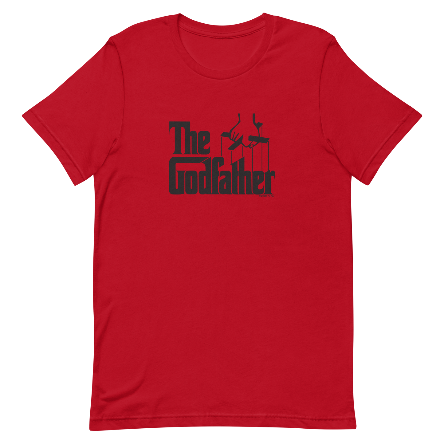 The Godfather Logo Erwachsene T-Shirt mit kurzen Ärmeln