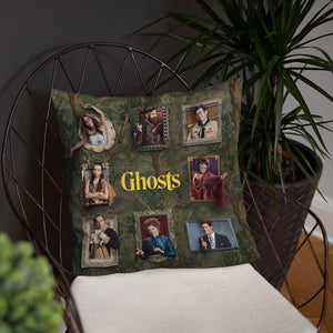 Ghosts Frames Throw Pillow