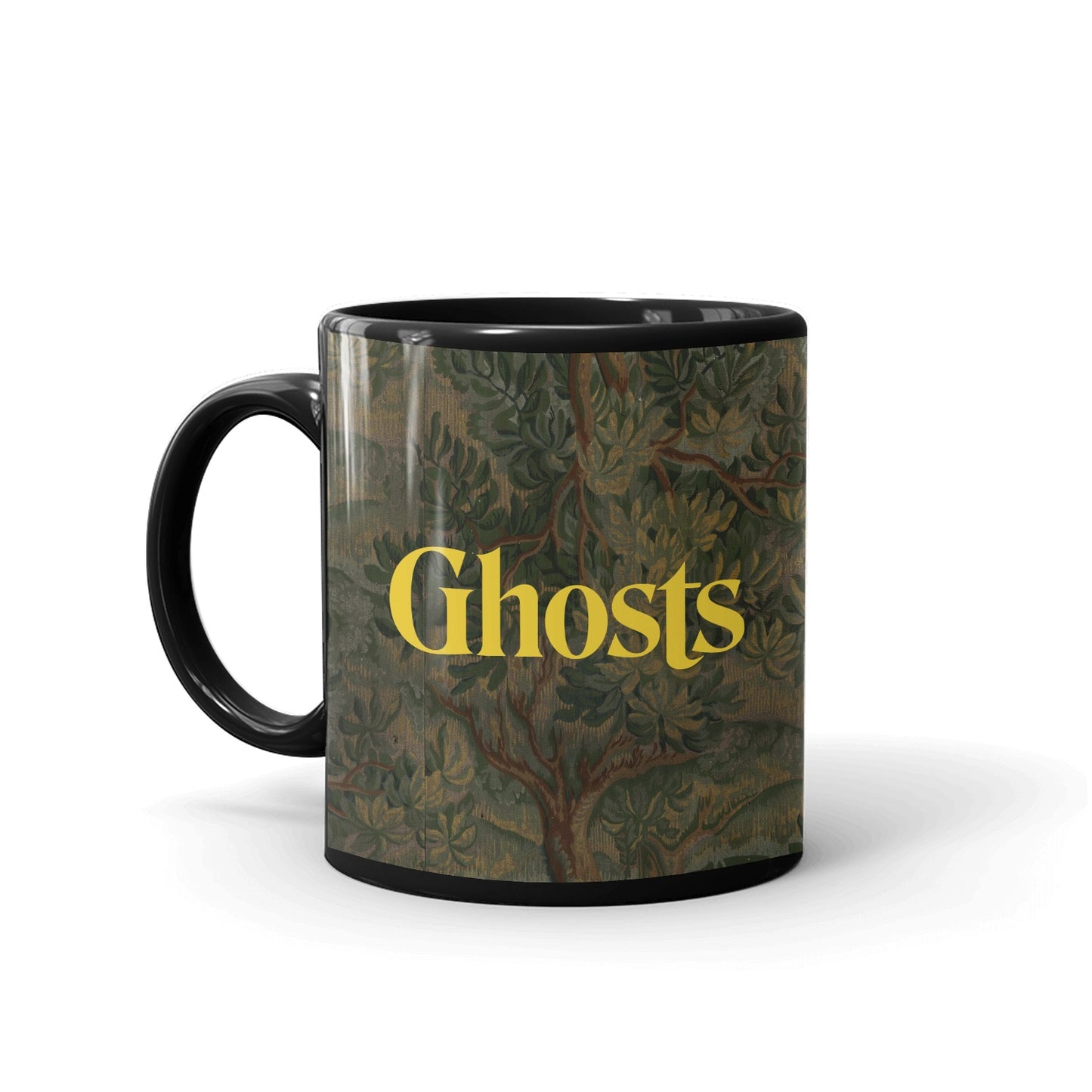 Mug noir avec logo Ghosts