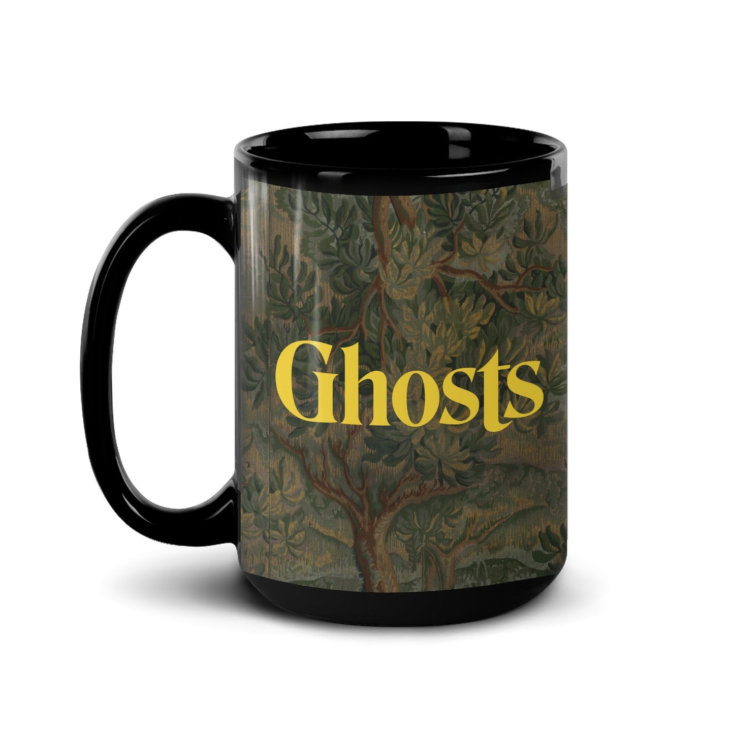Ghosts Logo Black Mug