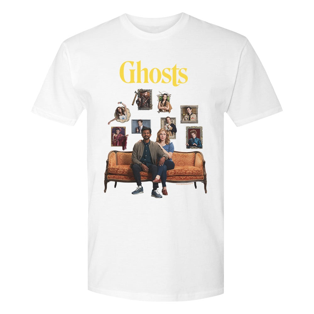 Gespenster Porträts Erwachsene Unisex T-Shirt