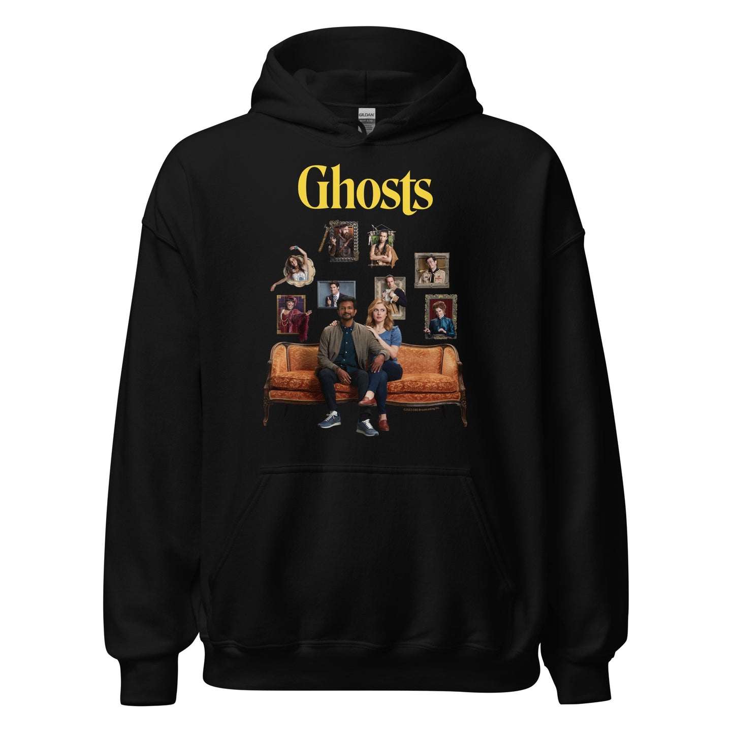 Ghosts Portraits Unisex Hooded Sweatshirt