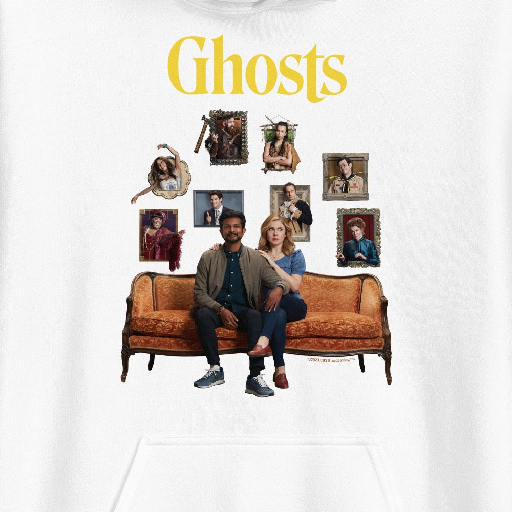 Ghosts Portraits Unisex Hooded Sweatshirt