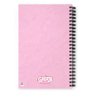 Grease Pink Ladies Kisses Spiral Notebook