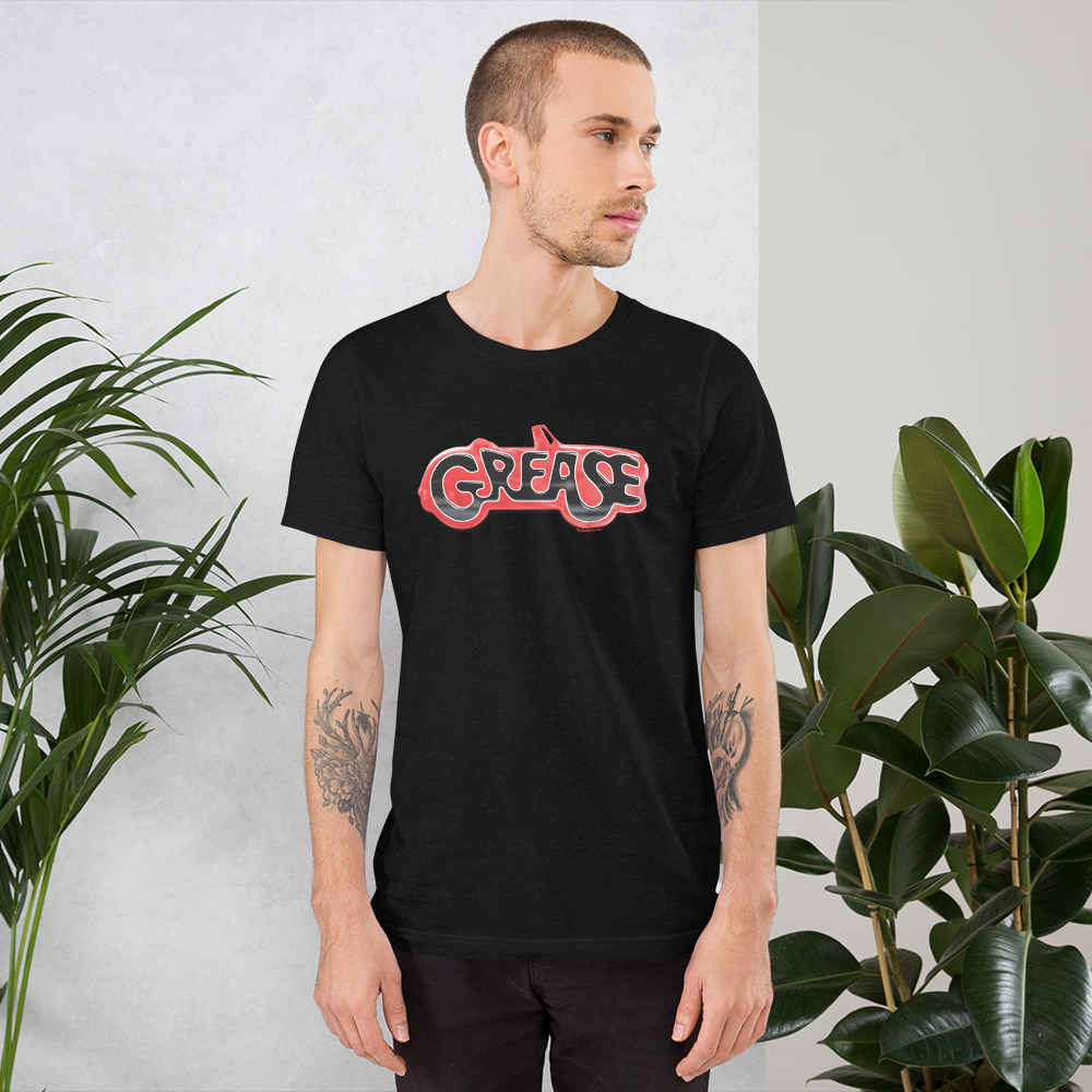 Grease Greased Lightning Logo Adult Short Sleeve T-Shirt – Paramount Shop