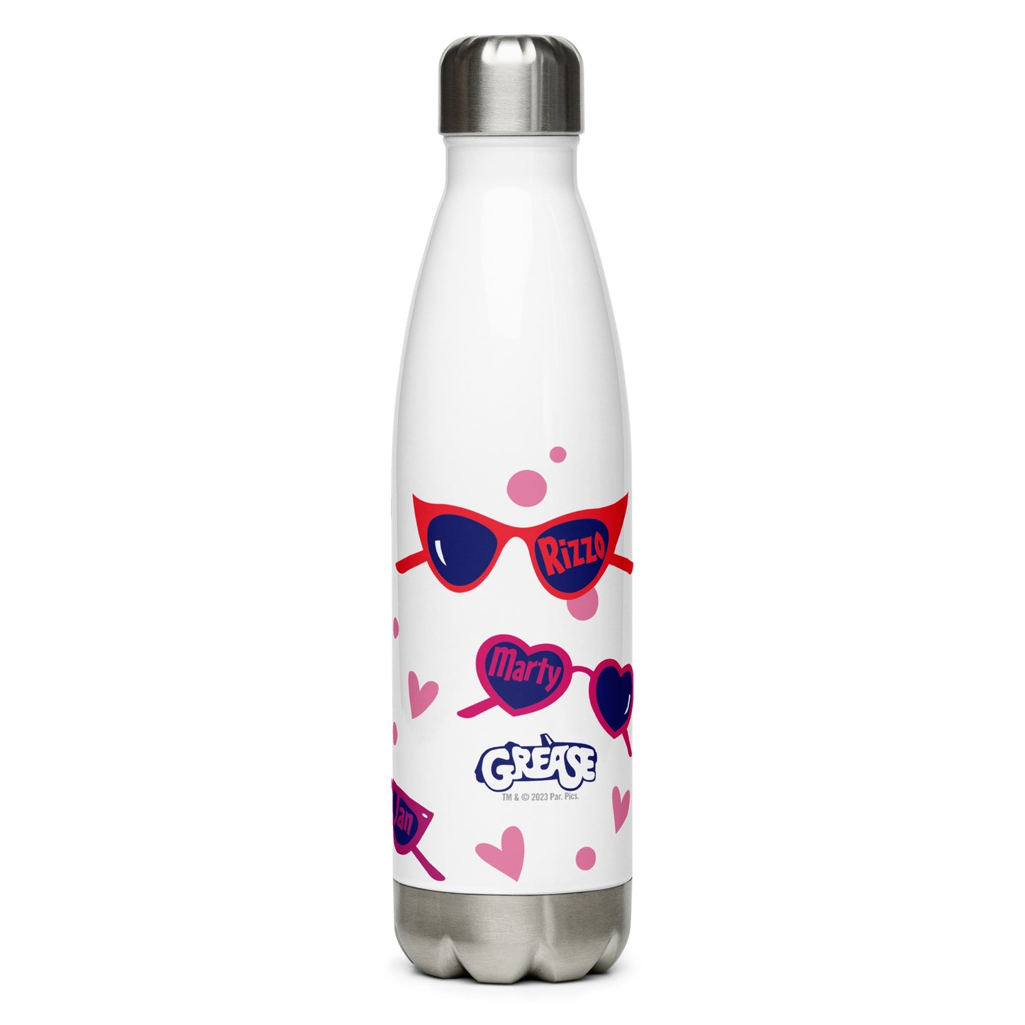 Grease Pink Ladies Girl Gang Stainless Steel Water Bottle