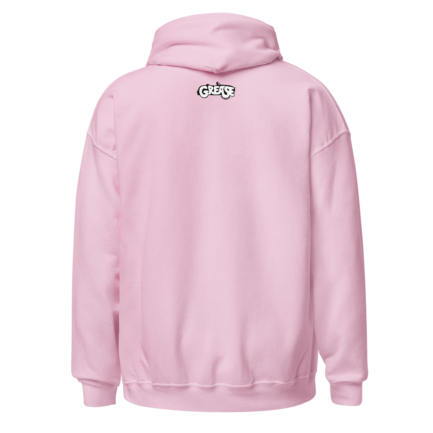 Grease Pink Ladies Long Sleeve Adult Black Hooded Sweatshirt-xxl