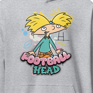 Hey Arnold! Football Head Hooded Sweatshirt