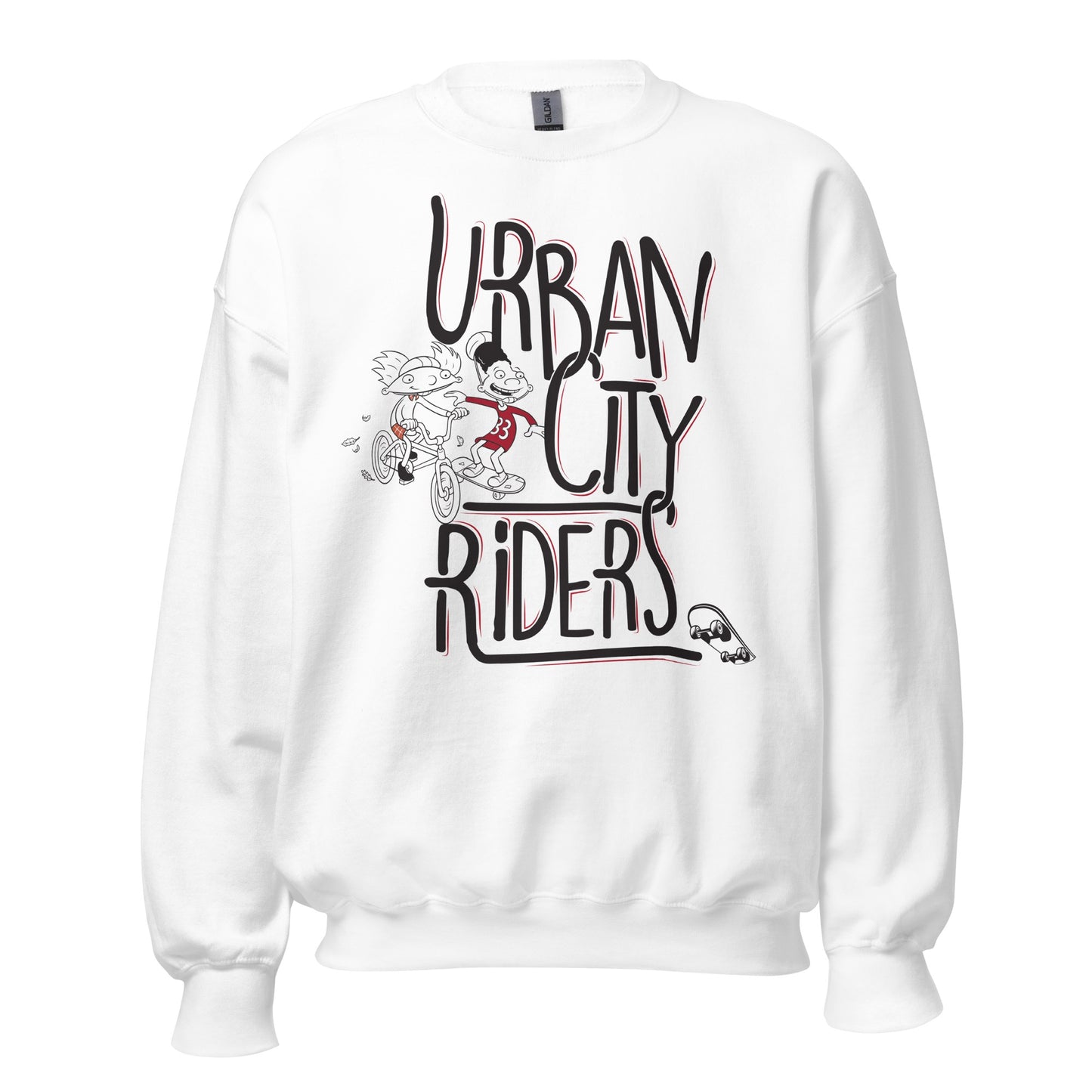 Hey Arnold! Urban City Riders Fleece Crewneck Sweatshirt