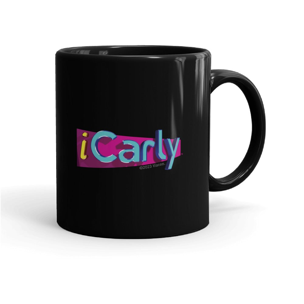 iCarly Logo Black Mug