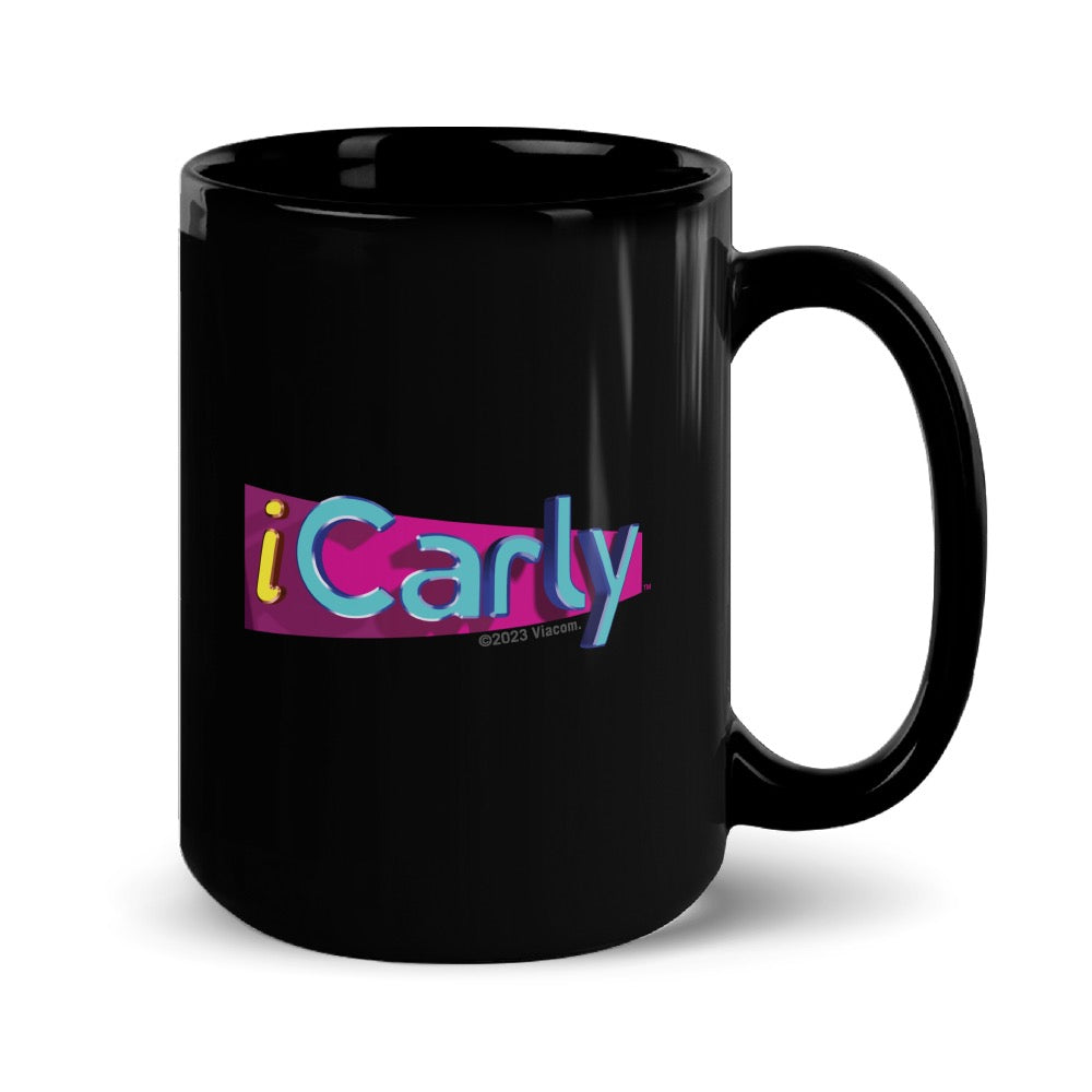 iCarly Logo Black Mug