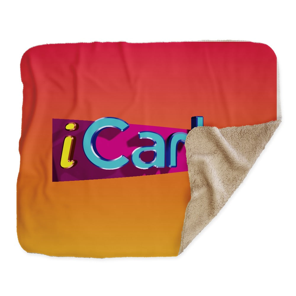 iCarly Logo Sherpa Blanket