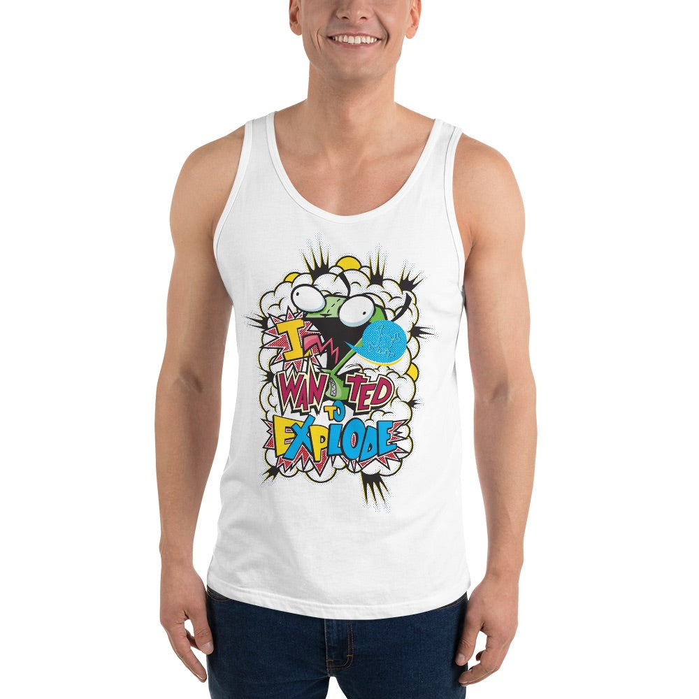 Invader Zim I Wanted To Explode Adult Tank Top