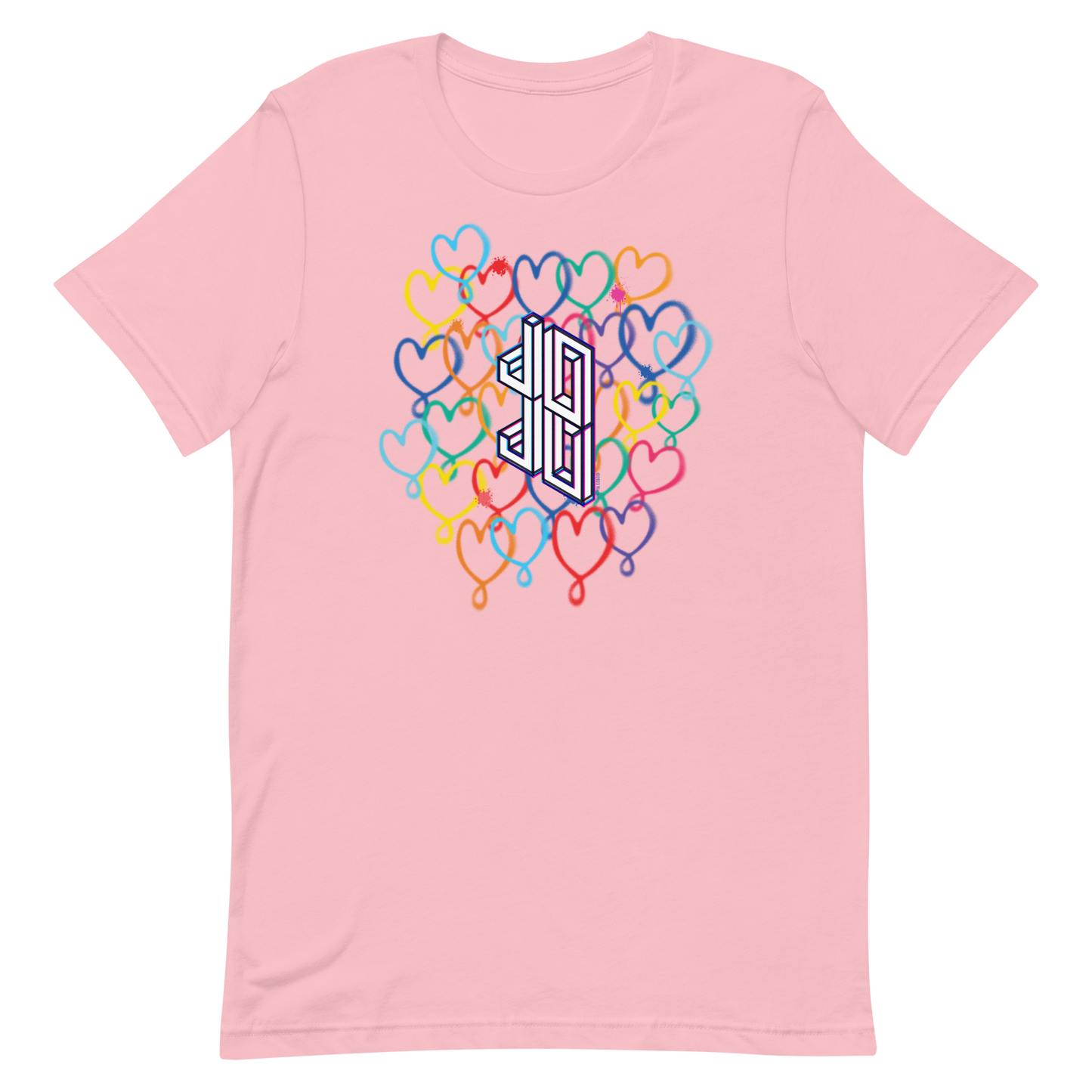 JoJo Siwa Hearts Adult Short Sleeve T-Shirt