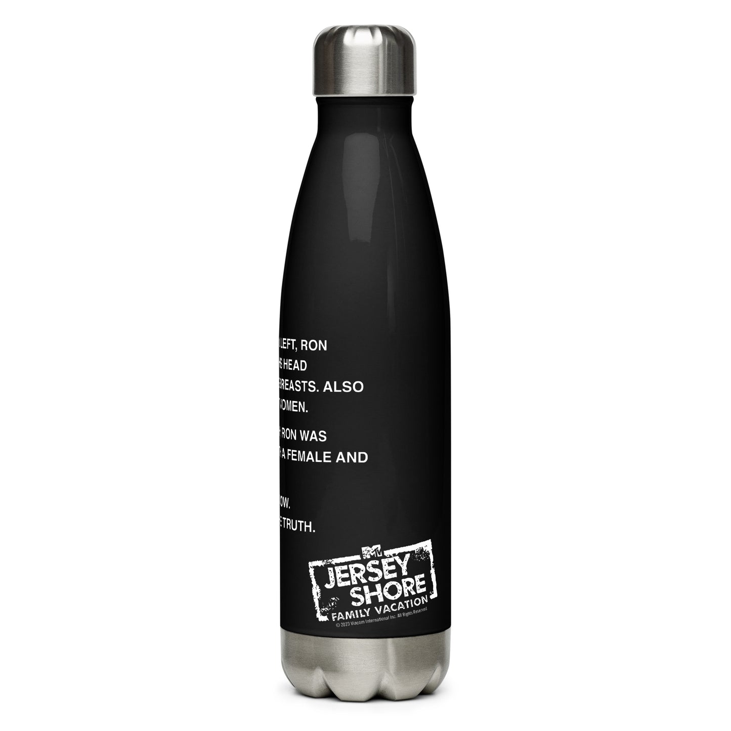 Jersey Shore Family Vacation Sam Note Water Bottle