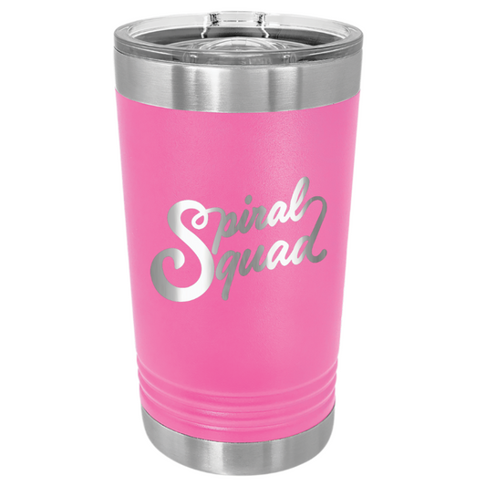 Jersey Shore Family Vacation Spiral Squad Insulated Tumbler w/ Slider Lid