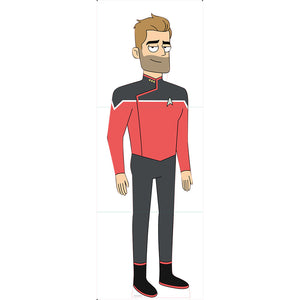 Star Trek: Lower Decks Jack Ransom Pappausschnitt Stehaufmännchen