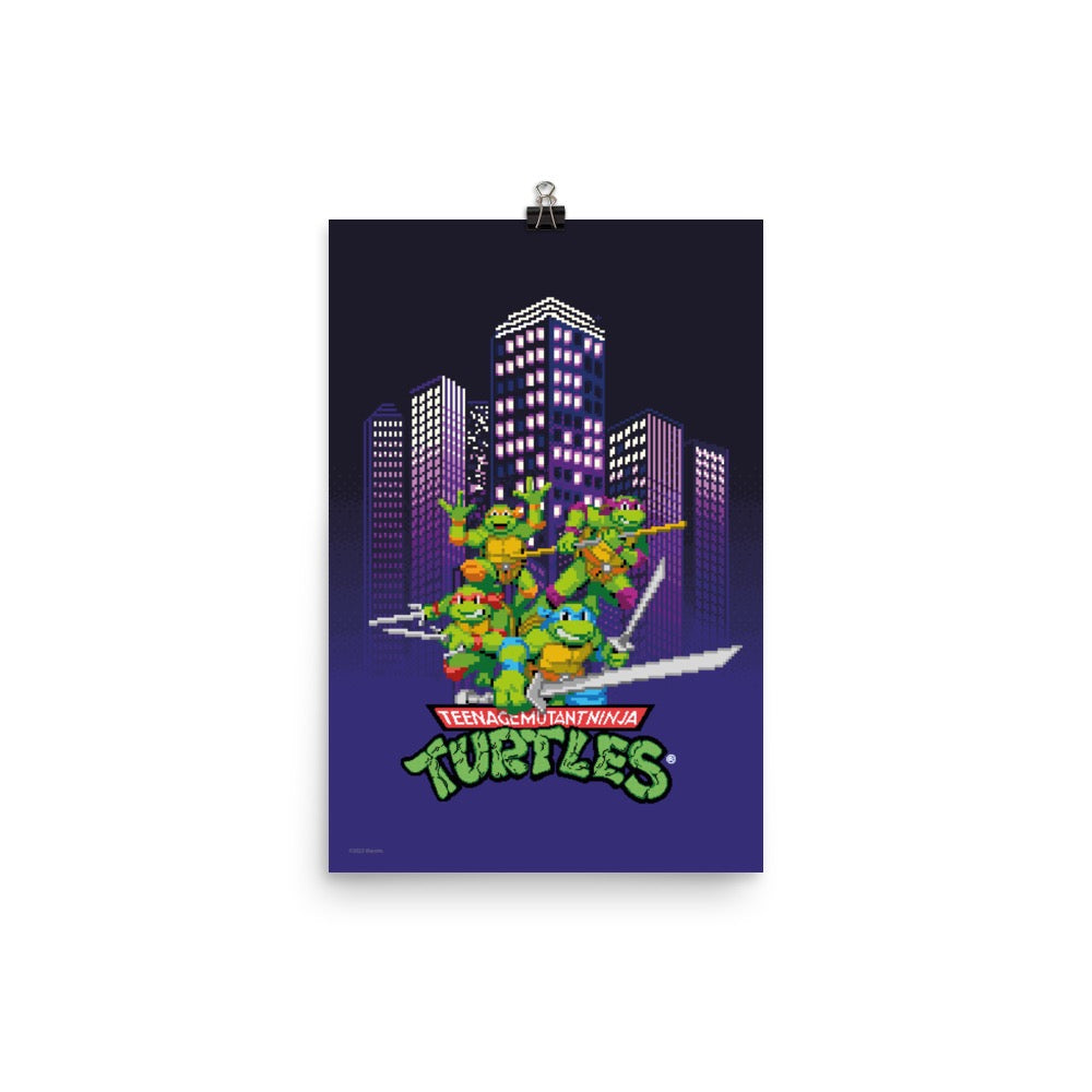 Teenage Mutant Ninja Turtles City Arcade Premium Matte Paper Poster
