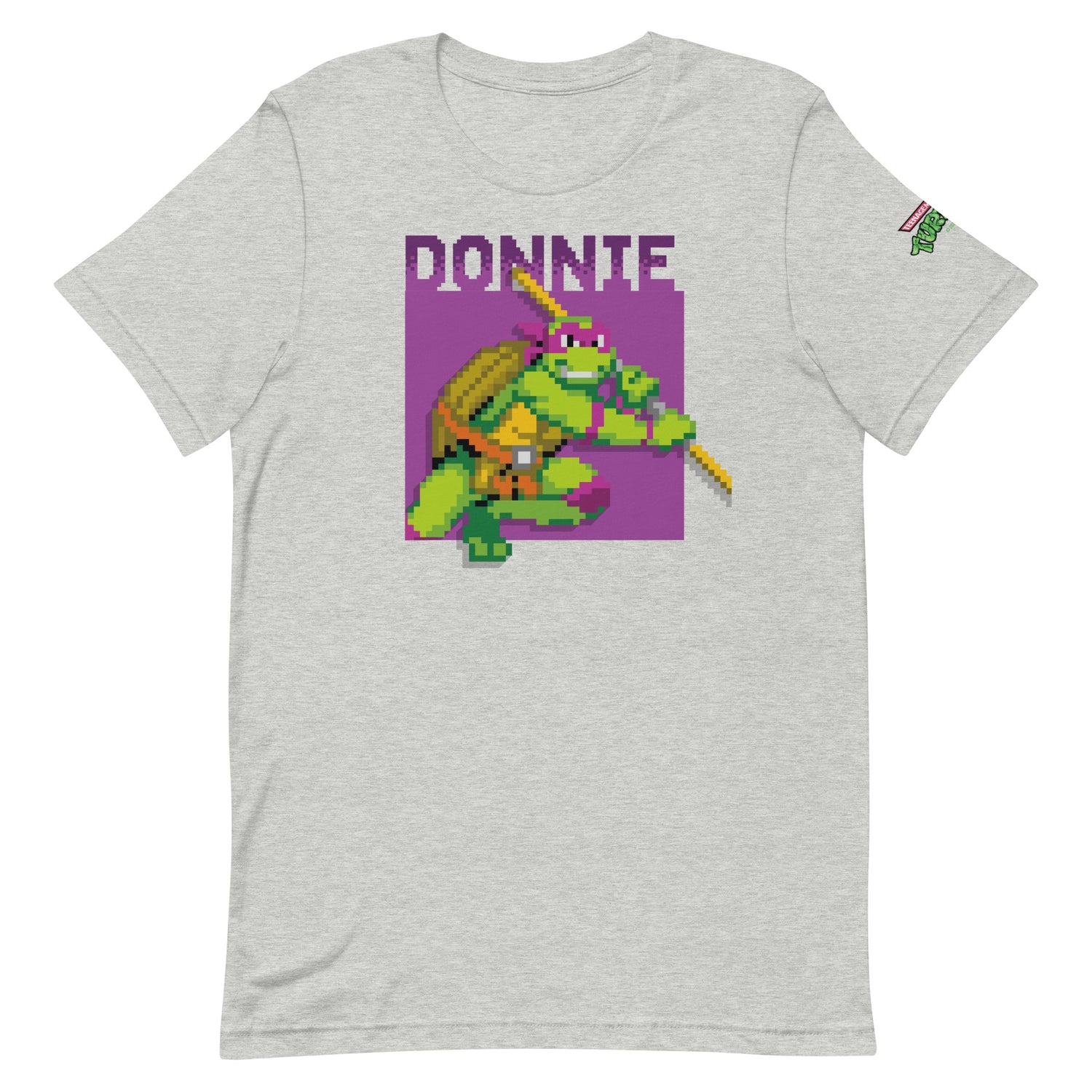 Teenage Mutant Ninja Turtles Donnie Arcade Ninja Adult Short Sleeve T-Shirt Black Heather / M
