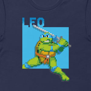 Teenage Mutant Ninja Turtles Leo Arcade Ninja Adult Short Sleeve T-Shirt