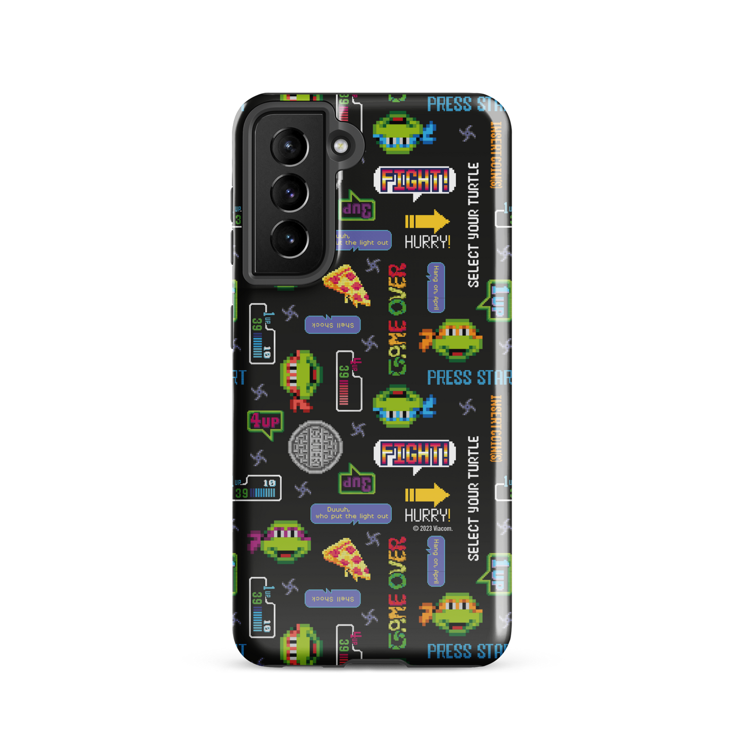 Teenage Mutant Ninja Turtles Video Game Pattern Tough Phone Case - Samsung