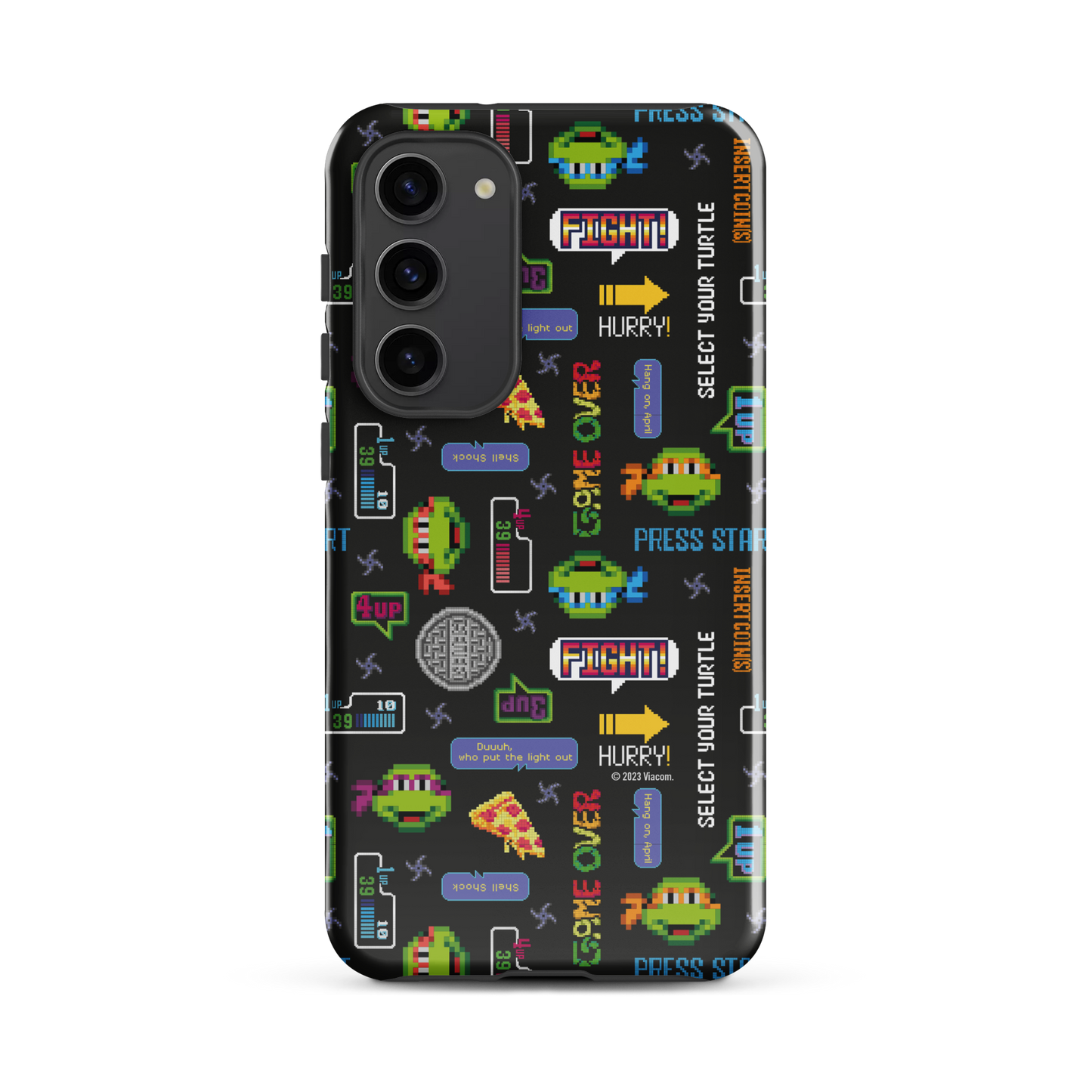 Teenage Mutant Ninja Turtles Video Game Pattern Tough Phone Case - Samsung