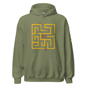 Legends of the Hidden Temple Maze Adult Hooded Sweatshirt