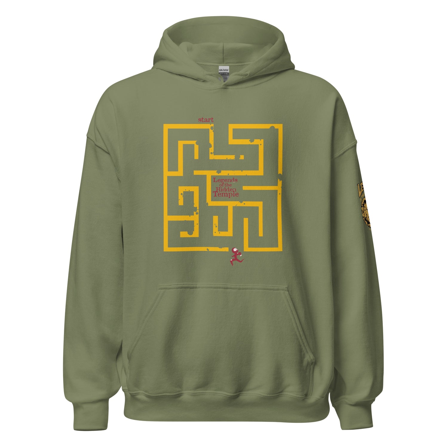 Legends of the Hidden Temple Maze Adult Hooded Sweatshirt
