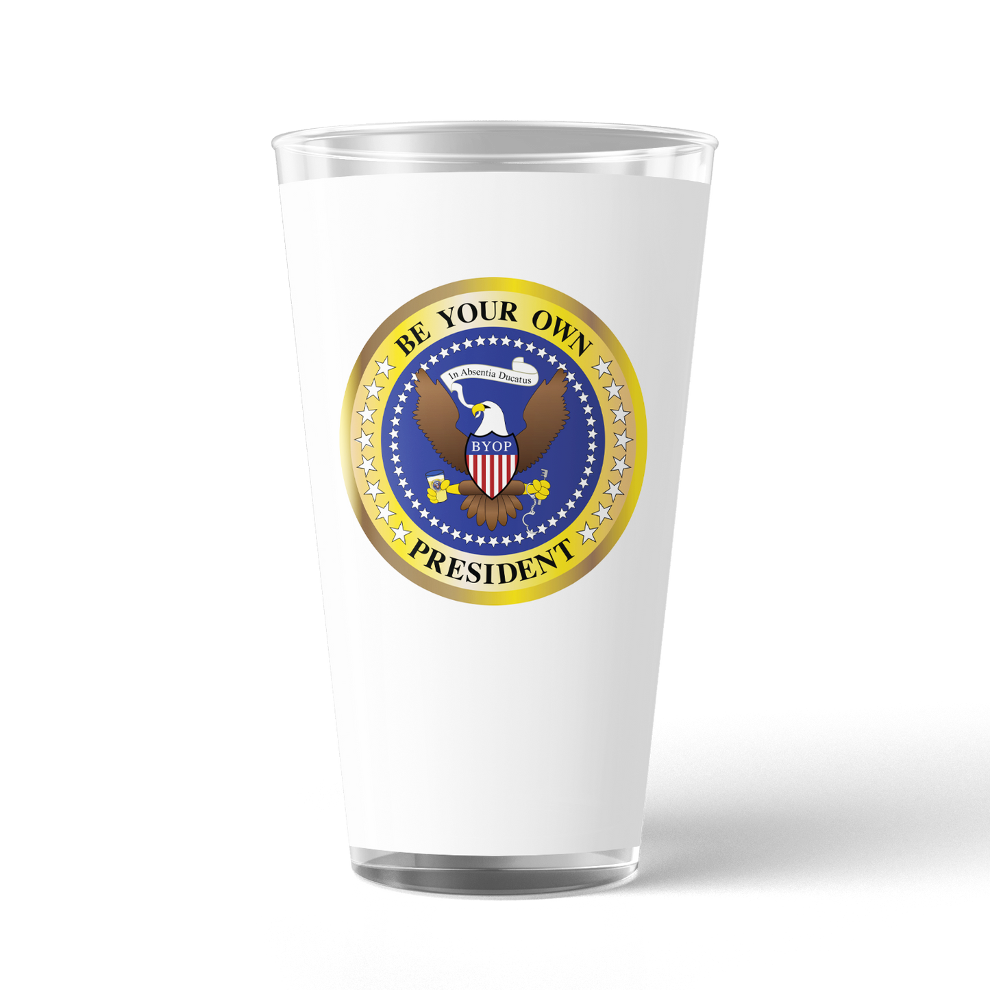 The Late Show with Stephen Colbert Vaso de cerveza benéfico Be Your Own President