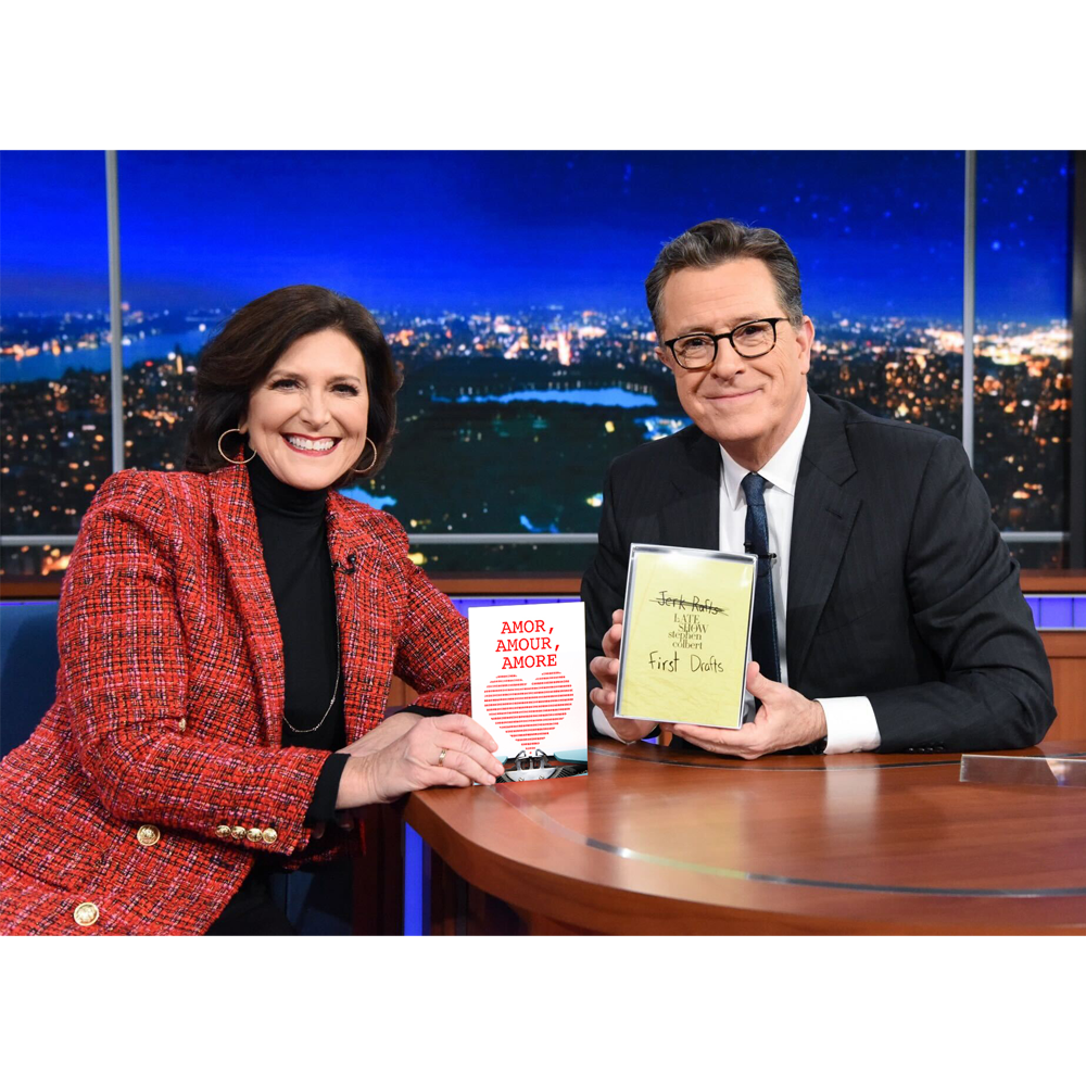 The Late Show with Stephen Colbert Erste Entwürfe Grußkartenpaket