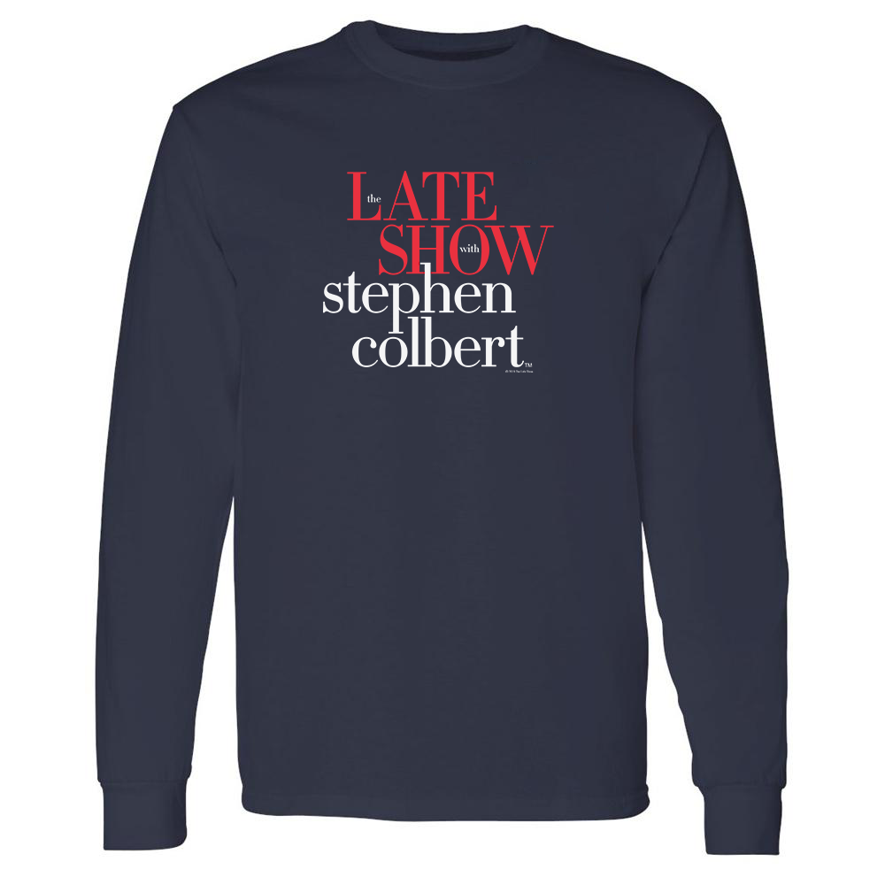 The Late Show with Stephen Colbert Adult Long Sleeve T-Shirt