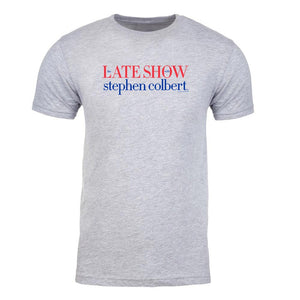 The Late Show with Stephen Colbert Logo Adult Short Sleeve T-Shirt
