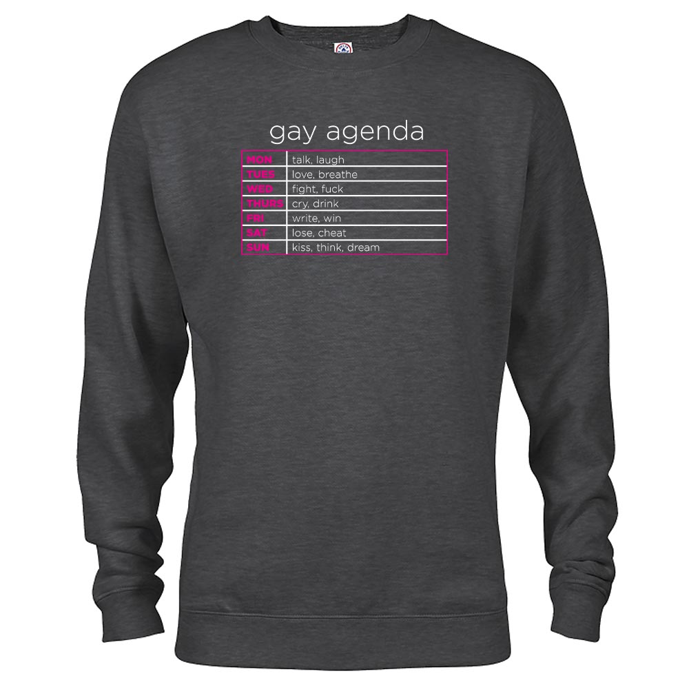 The L Word Gay Agenda Fleece Crewneck Sweatshirt