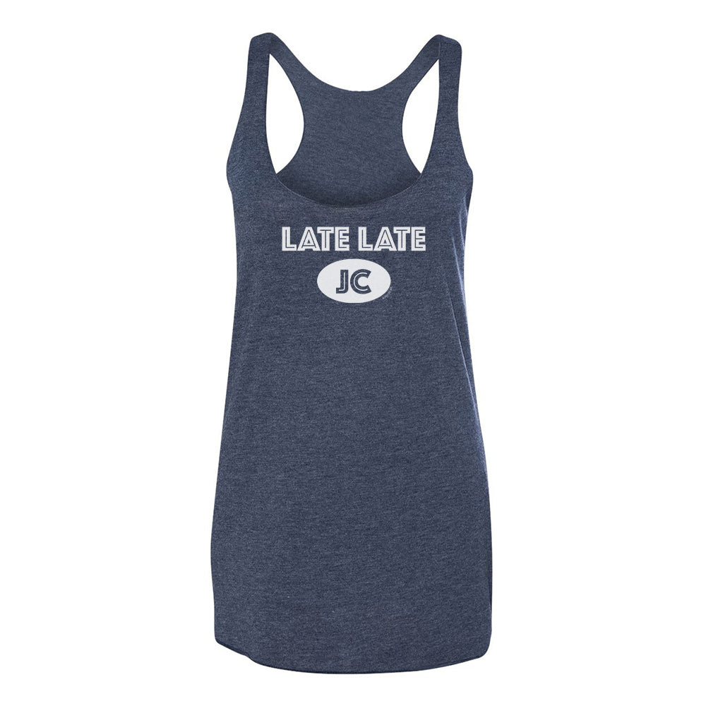The Late Late Show with James Corden Late Late JC Women's Tri-Blend Racerback Tank Top